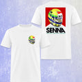 Ayrton Senna Racing Helmet Men's White Size S-5XL