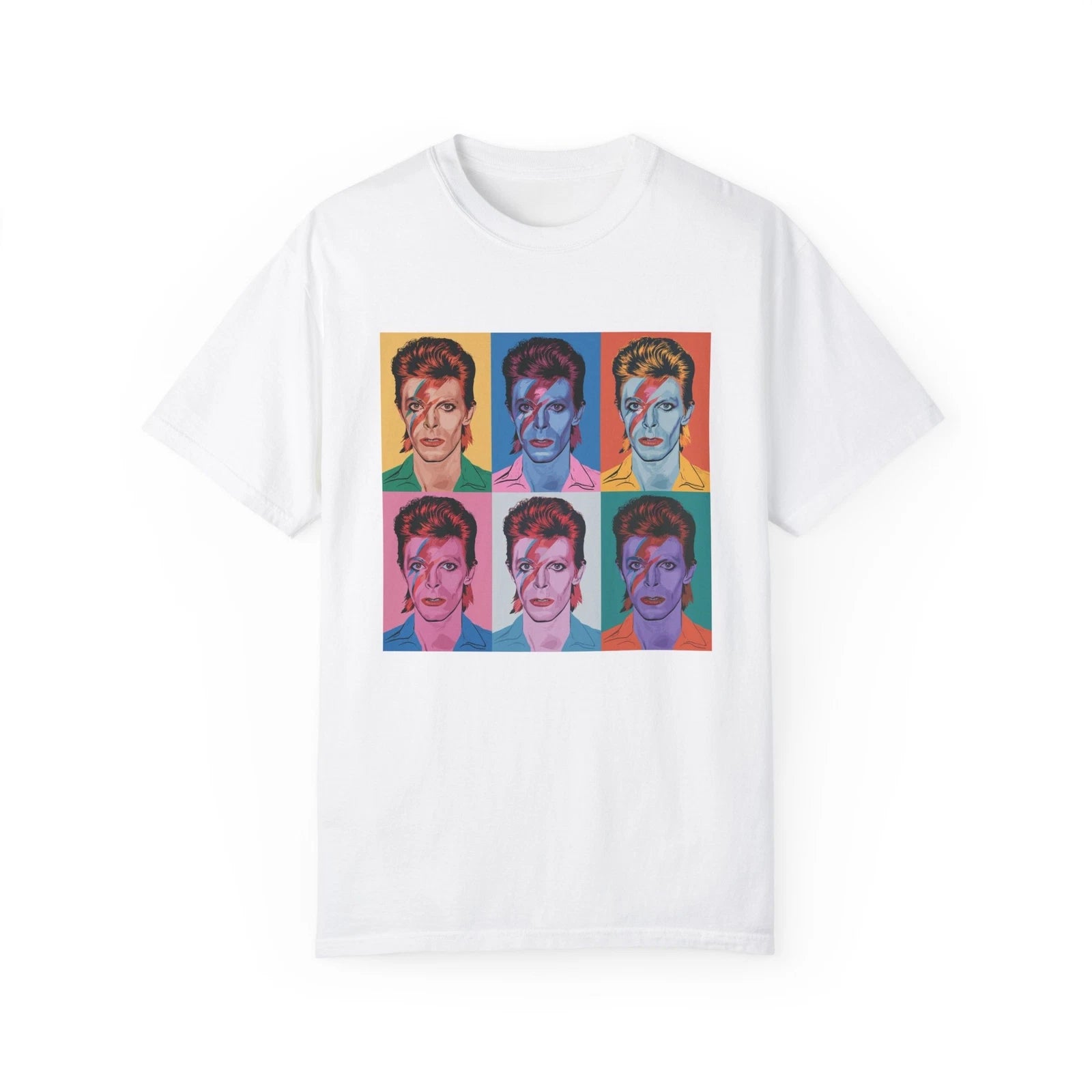 Iconic David Bowie T-Shirt, Vintage-Inspired Music Apparel, Unique Novelty Shirt