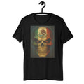 Mexican Skull Flag Dark Art Dia De Muertos Graphic T Shirt Street Style