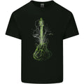 Green Guitar Tree Guitarist Acoustic Mens Cotton T-Shirt Tee Top