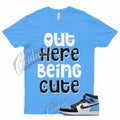 CUTE T Shirt to Match 1 Retro High OG UNC Toe University Blue 2 3 4 5 6 7 12 13