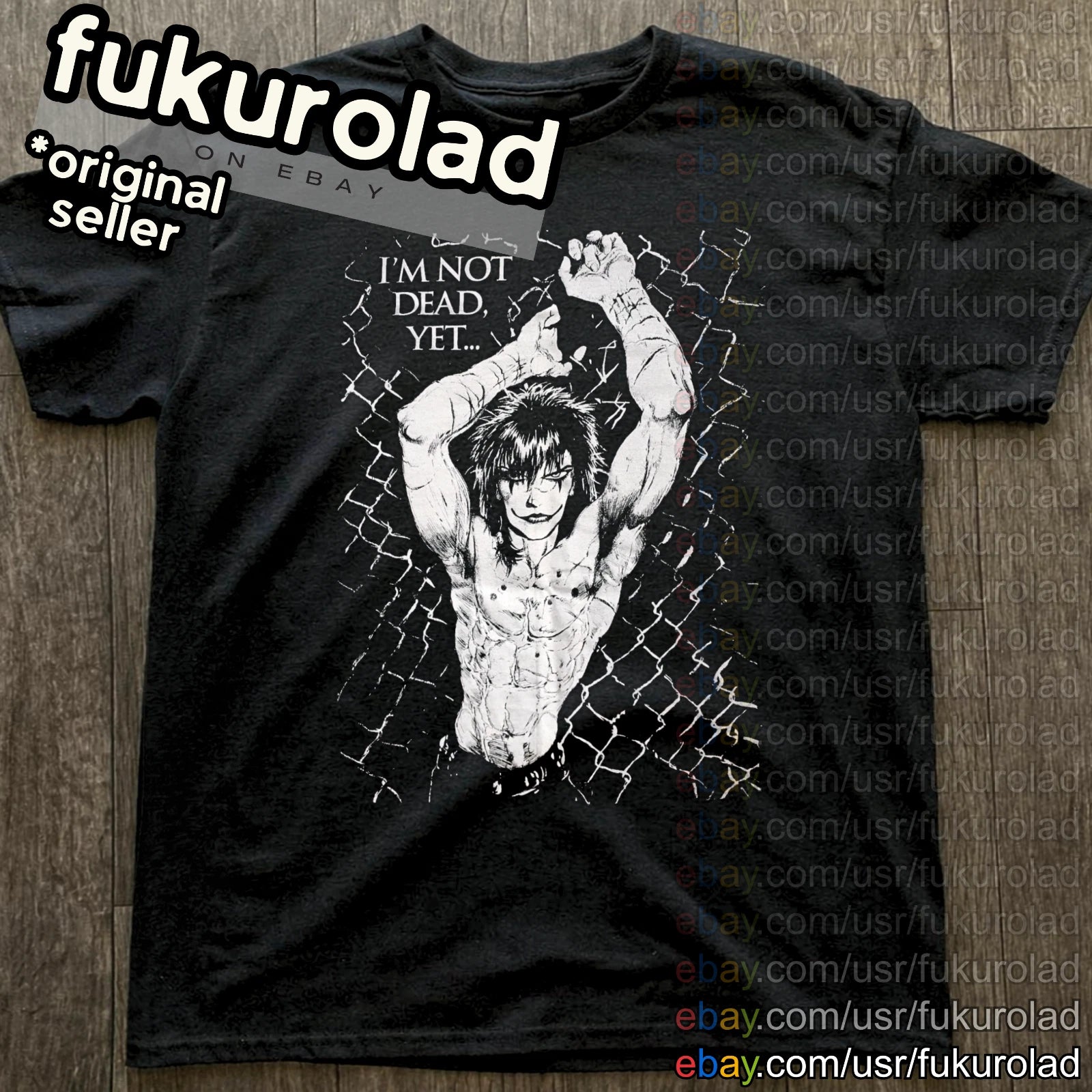 THE CROW "I'm not dead yet" UNISEX t-shirt - GILDAN or COMFORT COLORS