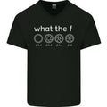 Funny Photographer F Stop Camera Photography Mens V-Neck Cotton T-Shirt