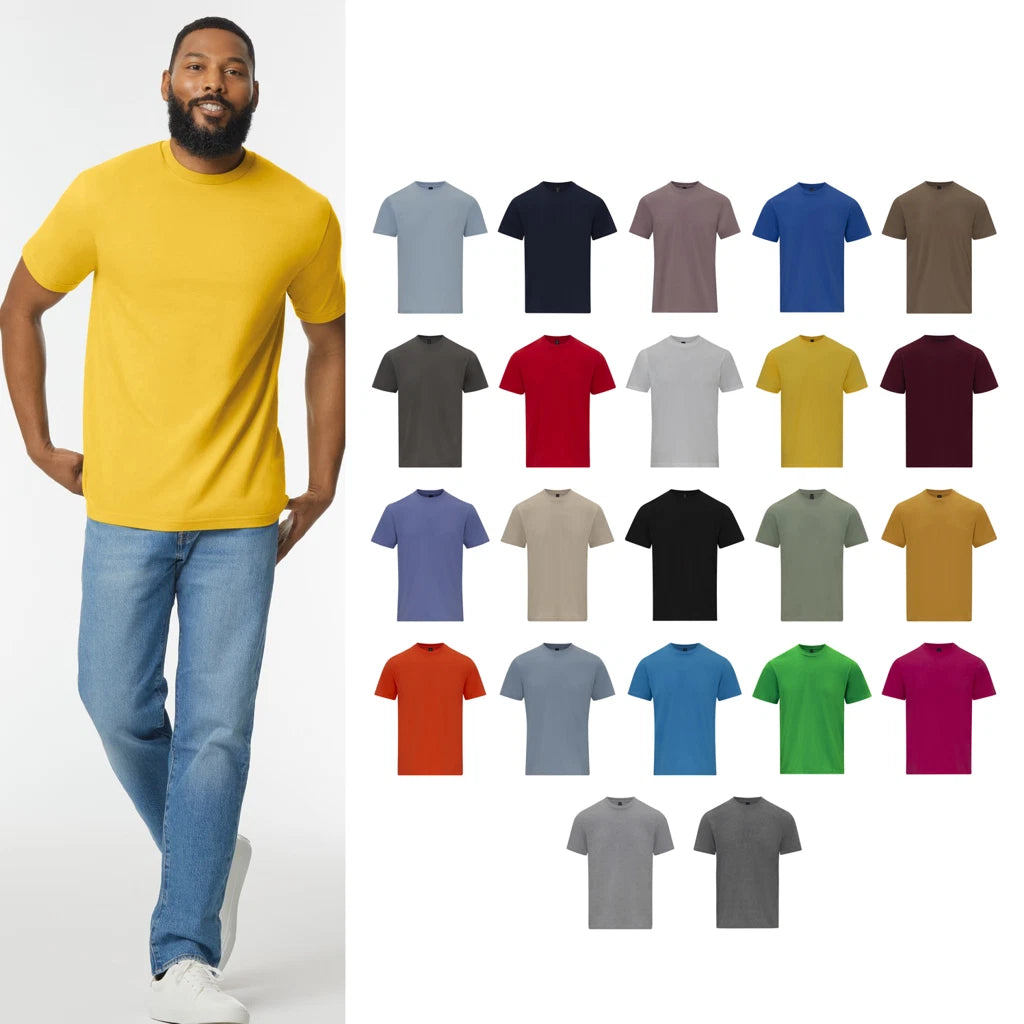 Gildan Softstyle™ midweight adult t-shirt 65000 - Mens, 100% Ringspun Cotton