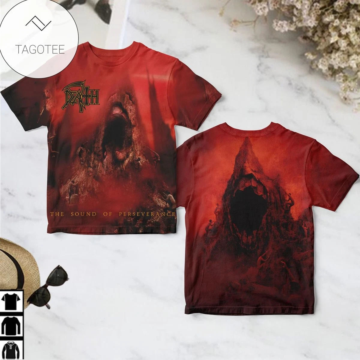 New Death The Sound Of Perseverance Album All Over Print 3D Shirt S-5XL TT1108