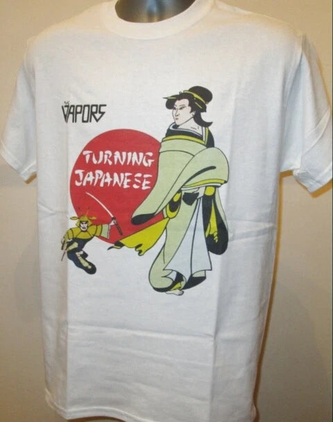 The Vapors Turning Japanese T Shirt Retro New Wave Pop Music Devo Knack Jam T468