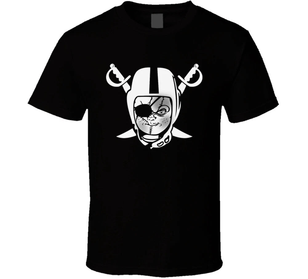 Chucky's Back Oakland Raiders Scary T Shirt