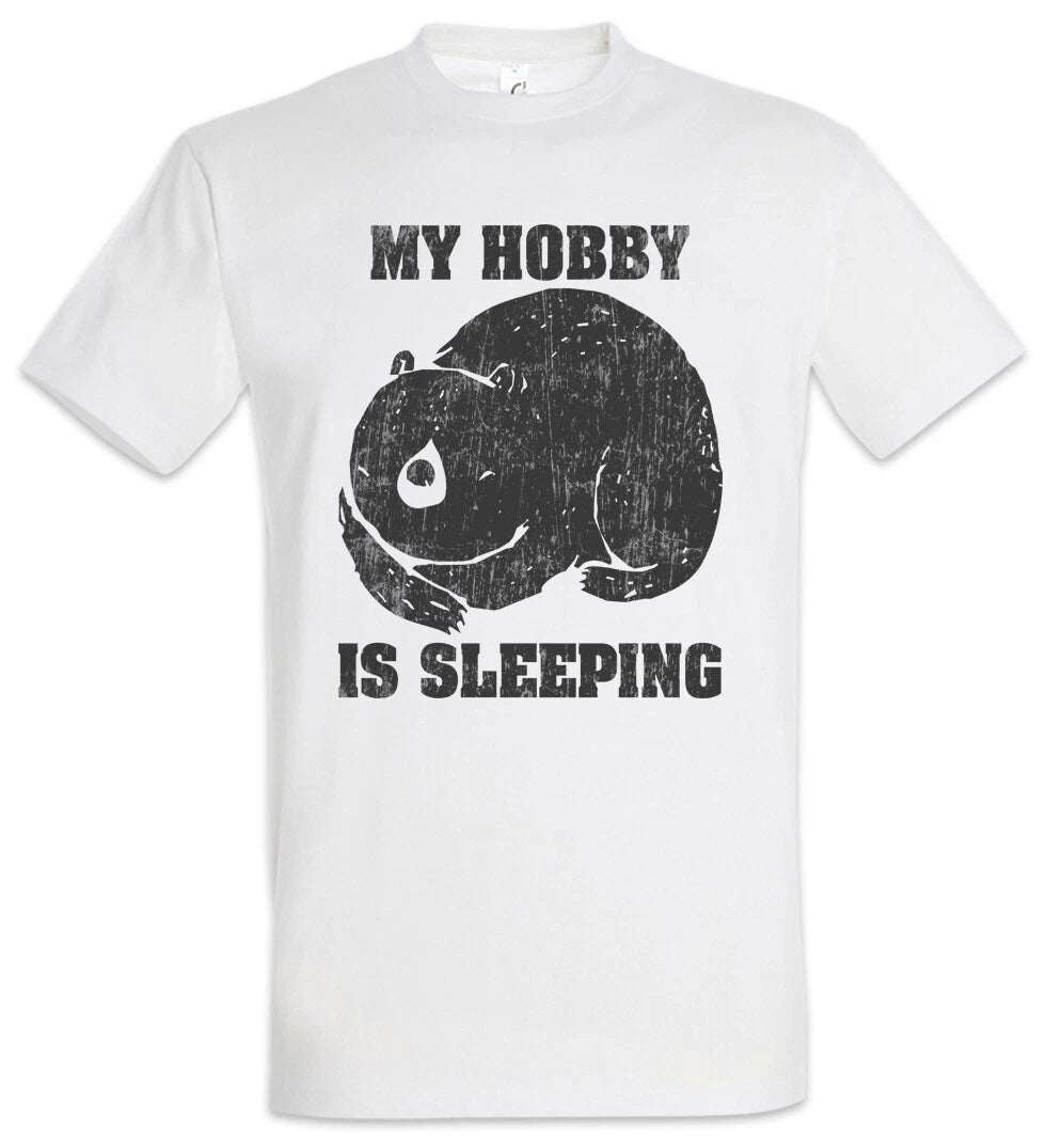 My Hobby Is Sleeping T-Shirt Chillen Chiller Lazy Bear Bears