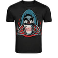 Death Coffee Grim Reaper T-Shirt - Dark Humor Coffee Graphic Tee
