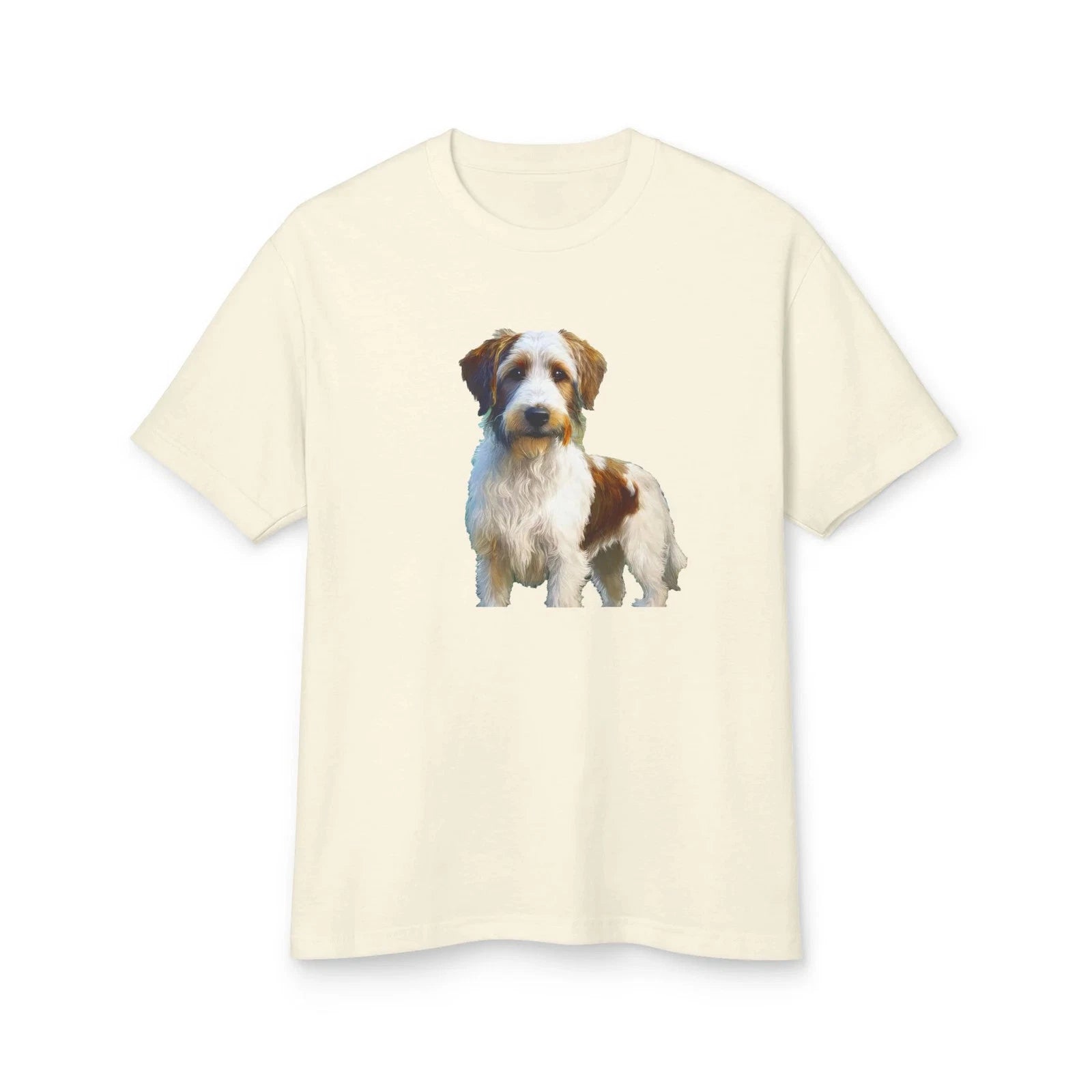 Kromfohrländer Unisex Relaxed Fit Garment-Dyed Heavyweight Cotton Tee