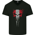 Austria Skull Gym Training Bodybuilding Mens V-Neck Cotton T-Shirt