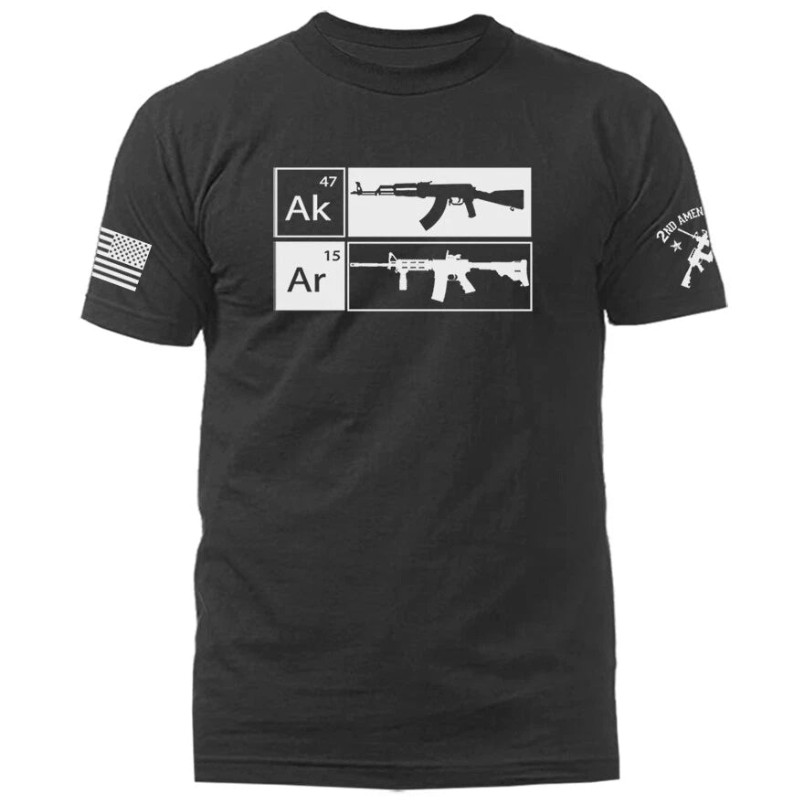 AR-15 Ak-47 Gun 2nd Amendment Constitution Patriot Patriotic T-shirt