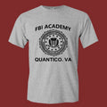 FBI Academy Quantico VA Men's Grey Size S-5XL