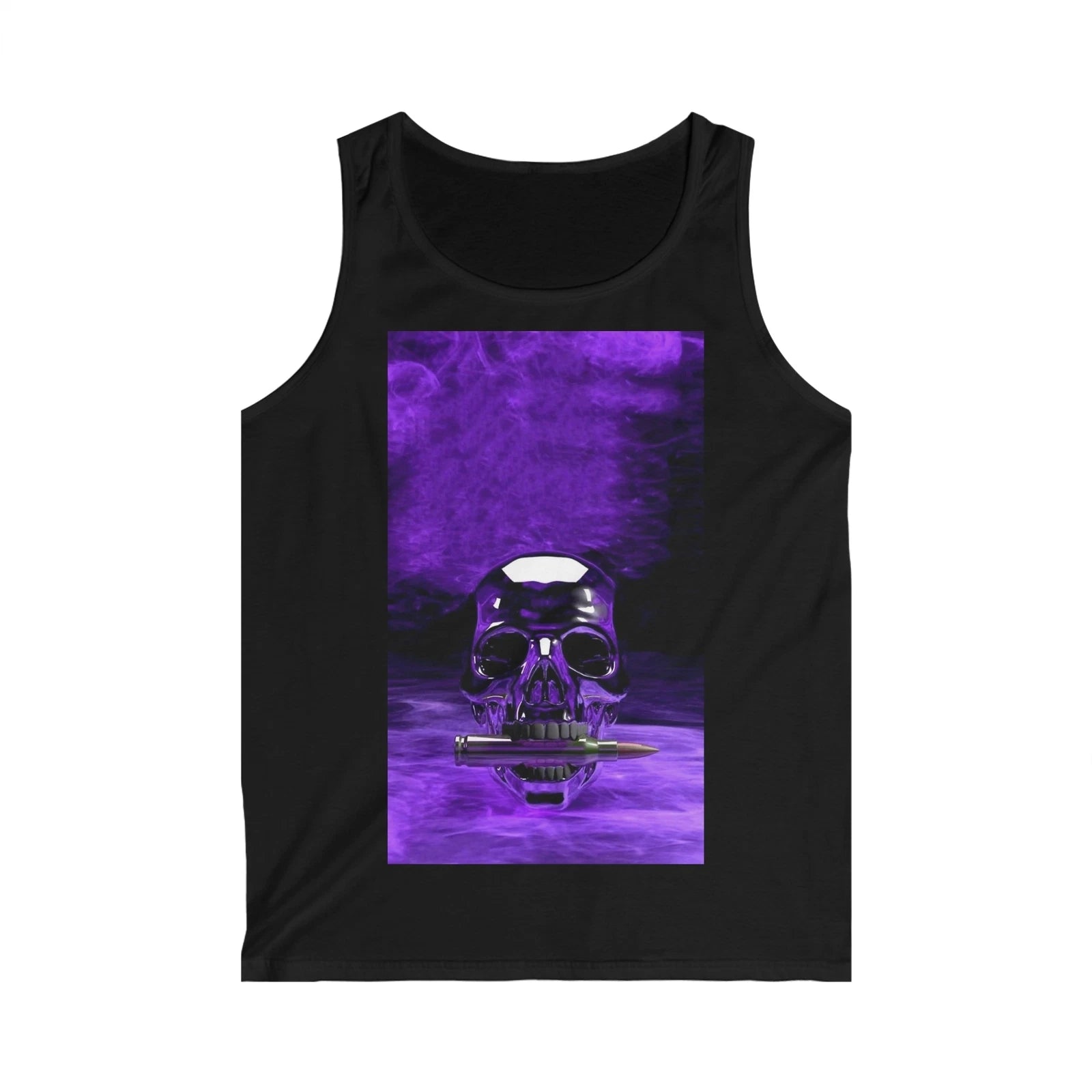 Skull Printed Fashionable Vest Tank Top