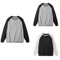 Men's Casual Color Block T Shirt Polyester Long Sleeve O Neck Pullover