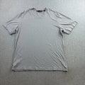 Travis Mathew Shirt Mens Medium Gray V Neck Short Sleeve Tee Casual Adult