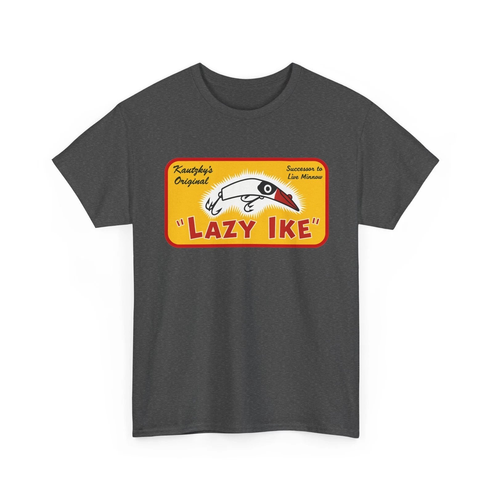Kautzky’s Original Lazy Ike Vintage Tackle Fishing Lure Collector T-Shirt