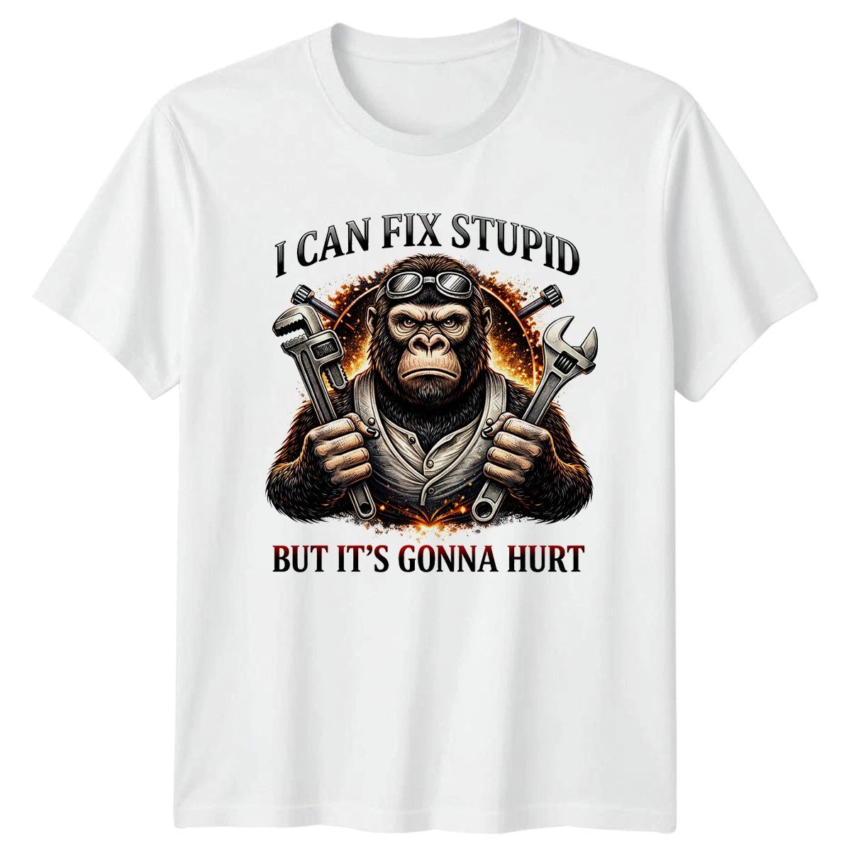I Can Fix Stupid But Mens T-Shirt Funny Mechanic Tools Fathers Day Gift For Him