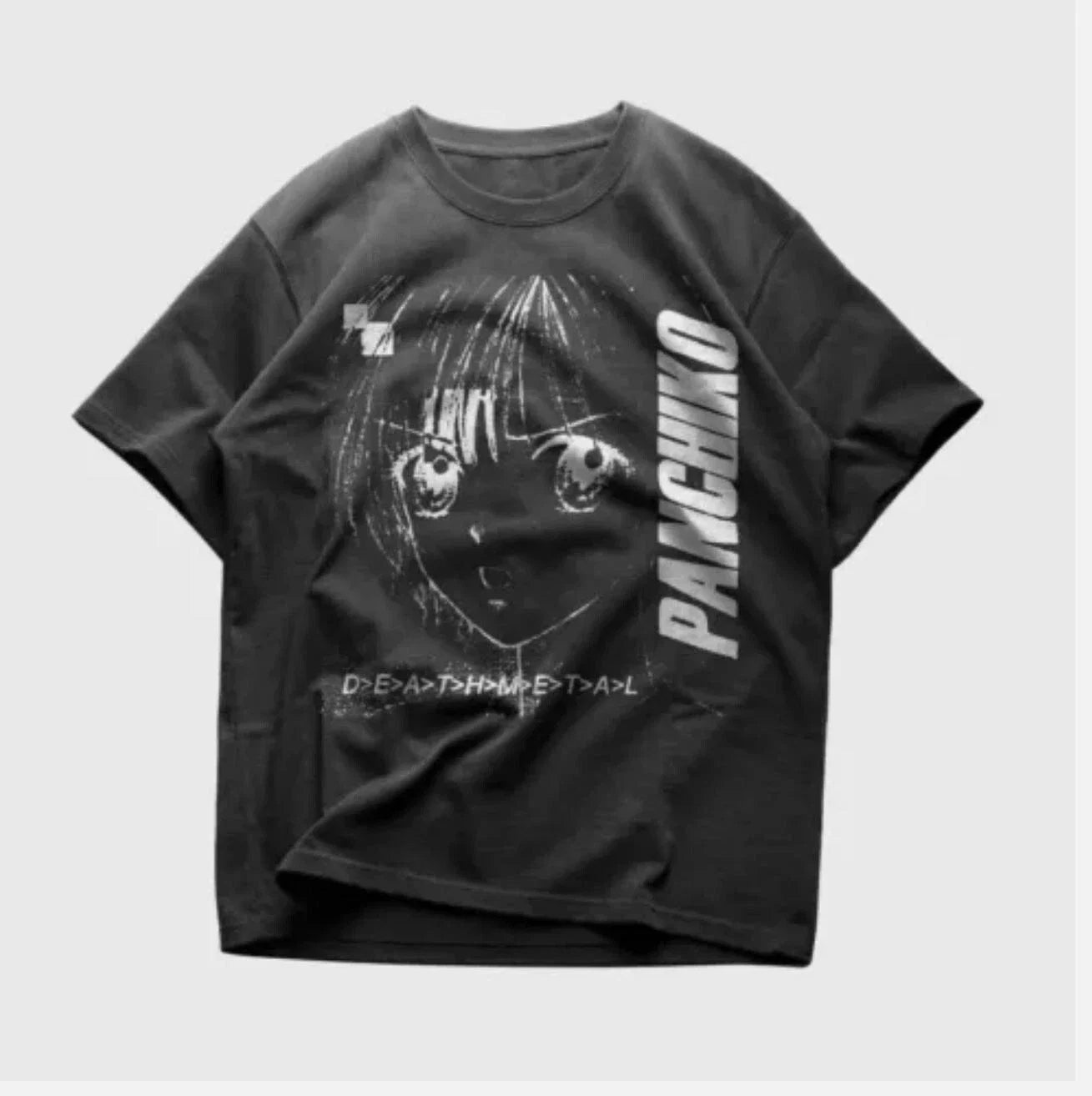 Panchiko Black Panchiko Deathmetal Panchiko Album Reprint Tee (1)
