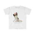 Cute dog "If I agreed with you, we'd both be wrong" Unisex Softstyle T-Shirt
