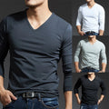 Classic V Neck Muscle Tee Undershirt Activewear Tops for Men (85 characters)