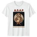 ASAP As Slow As Possible T-Shirt Sloth Wildlife Birthday Gift For Him And Her