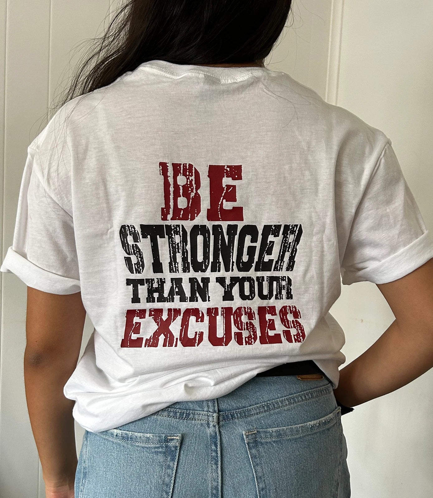 T-shirt cotton Graphic, tee Unisex Cotton, training motivational phrase
