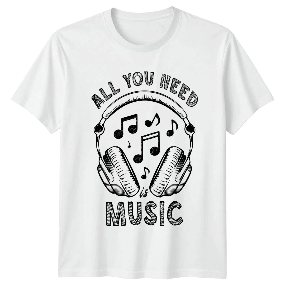All You Need Is Music T-Shirt Headphone Design Music Lover
