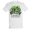 Youth Designz E-Bike Smile Instead of Panting Men's Printed T-Shirt Bicycle Bike