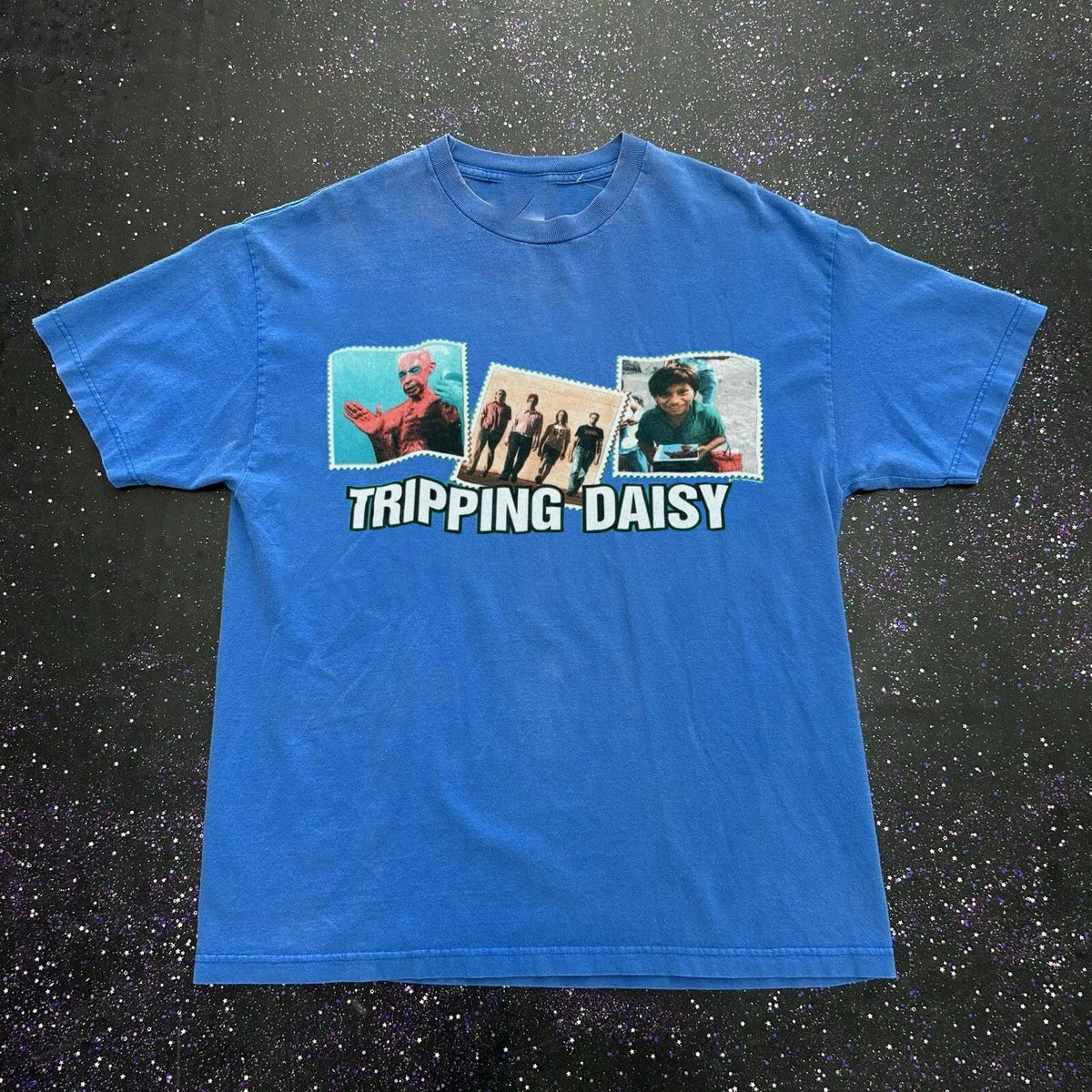 Inspired Tripping Daisy Band Music On Tour Blue Unisex Shirt S to 5XL CK600
