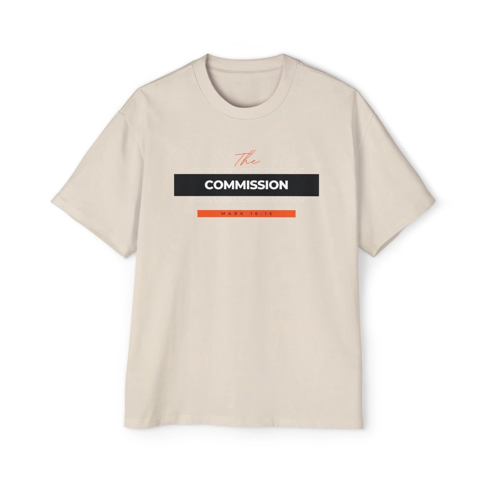 Men's Heavy Oversized Tee - THE COMMISSION
