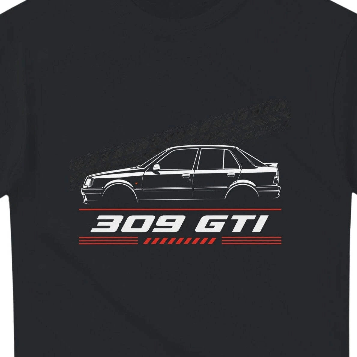 For Fans of the Peugeot 309 GTI Automotive Graphic T-Shirt Classic Performance T