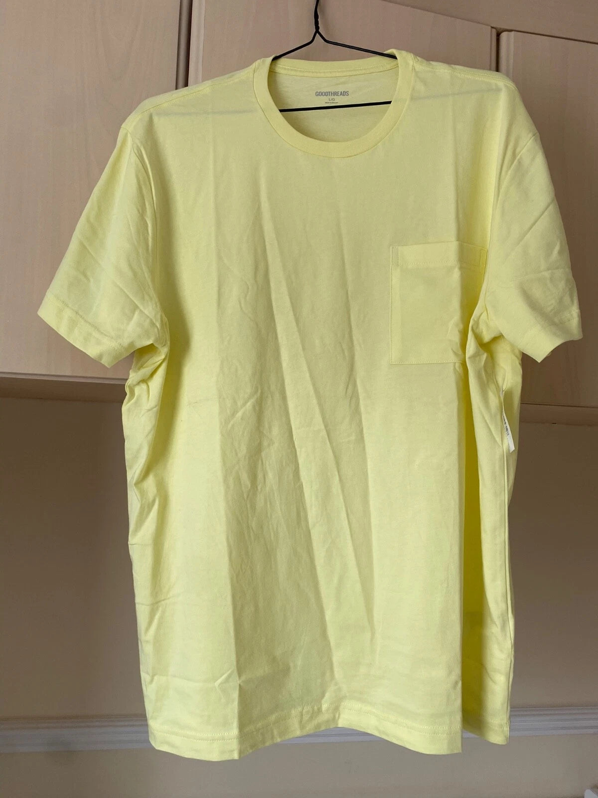 Goodthreads Short-Sleeve Crewneck T-Shirt Yellow Size - L