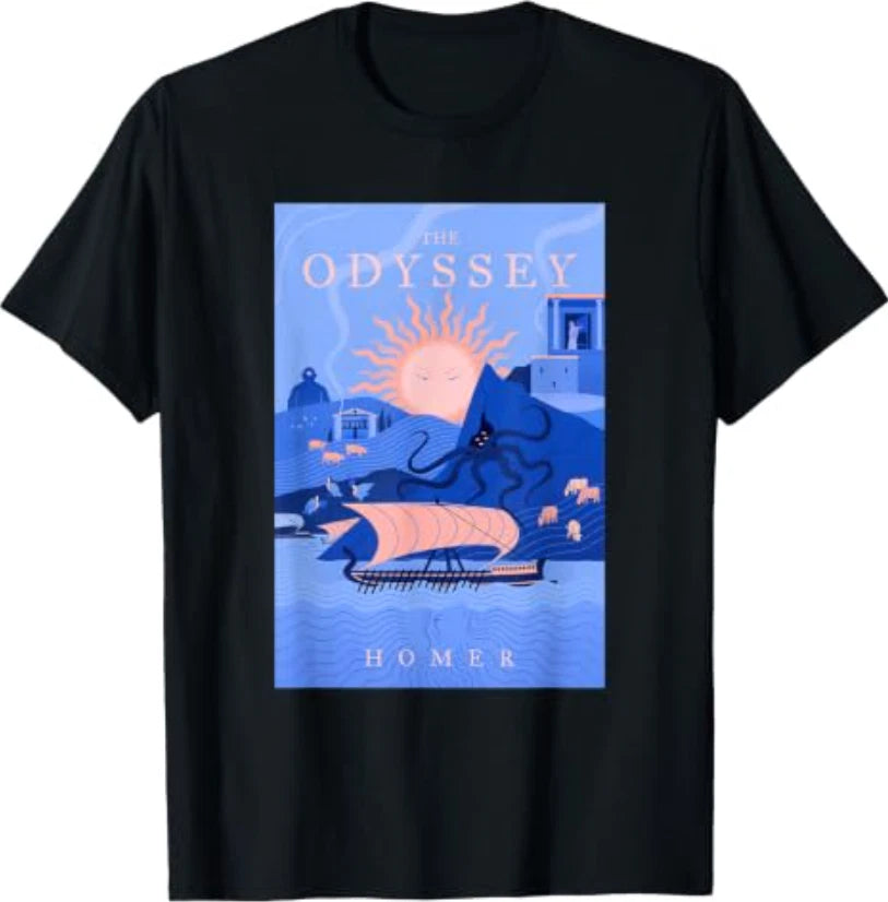 Iliad Odyssey Homer Ancient Greek History Book Odyssey T-Shirt