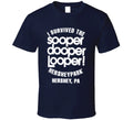 I Survived the Sooper Dooper Looper Fun Ping Pong Summer Movie T Shirt