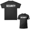 "Security" Size S-5XL Front/Back Event Staff Uniform T-shirt