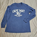 Dark Blue Long Sleeve Cape May New jersey Shirt