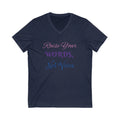 Unisex Sleeve V-Neck Tee