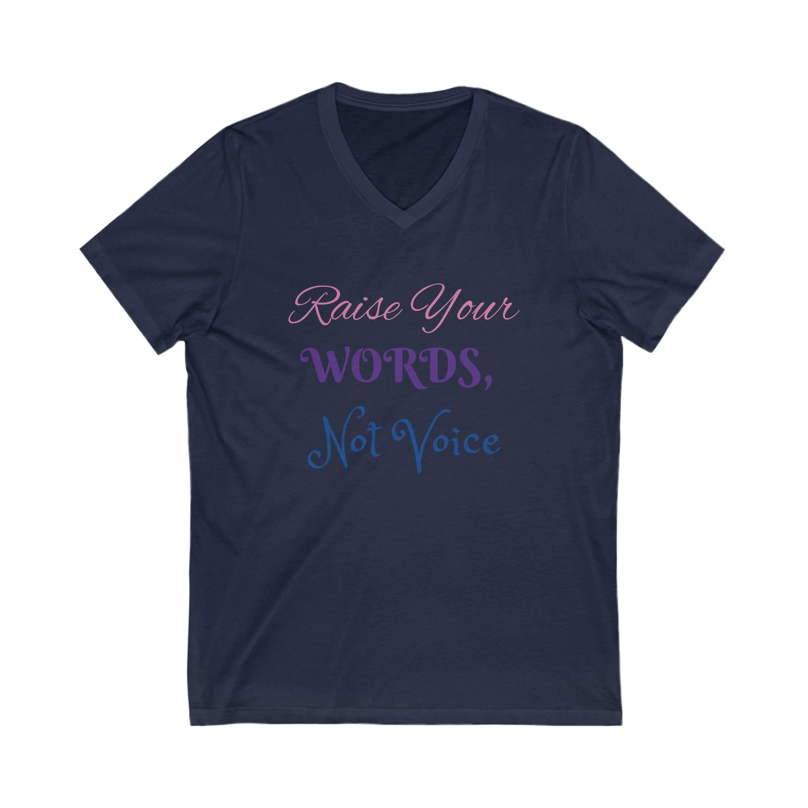 Unisex Sleeve V-Neck Tee