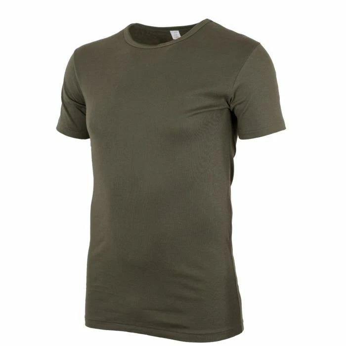 Authentic Unissued French Army T-Shirt - OD Green 100% Cotton Breathable XL
