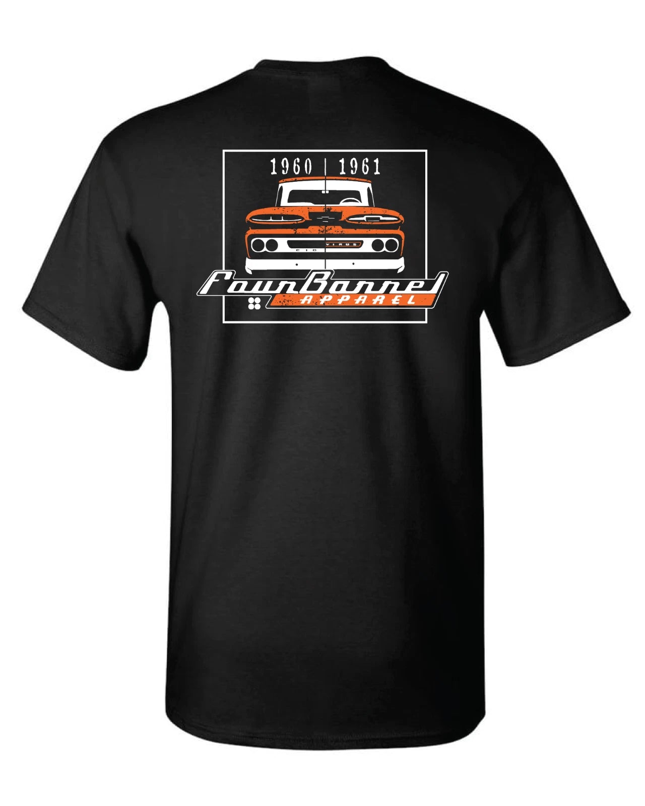 NEW Four Barrel Apparel Chevy C10 1960 1961 T-Shirt 1st Gen