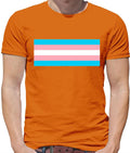 LGBT Flags Transgender - Mens T-Shirt - Pride Gay Bi Lesbian Trans