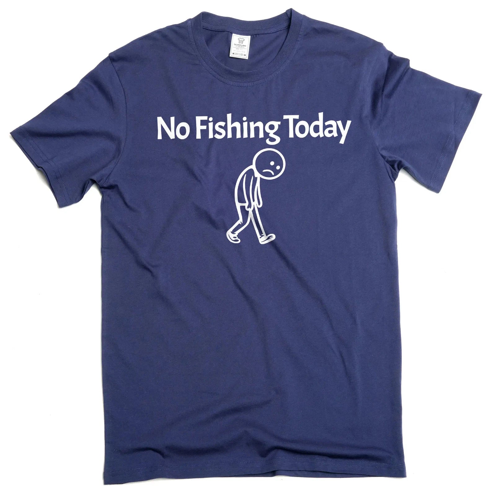 Men's Funny Fishing T-shirt humorous Novelty Graphic Fisherman hobby Tees