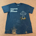 Popular Poison Tomorrow Isnt Promised Graphic Tee Black Bleached Mens Medium