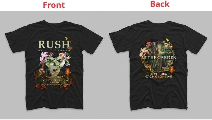 Rush Shirt At The Garden Madison Square Garden NYC 2026 Prog Rock Concert