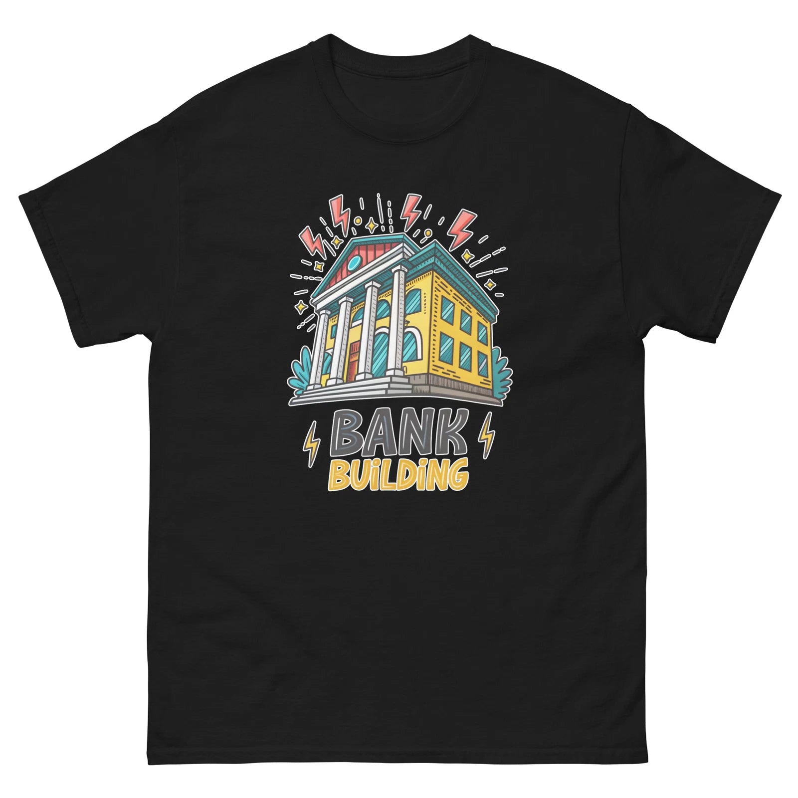 Bank Building Object Place Item Urban T-Shirt