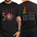 Rush Fifty Something Tour Rush 50th Anniversary World Tour Tee Rock Fans Tee (1)