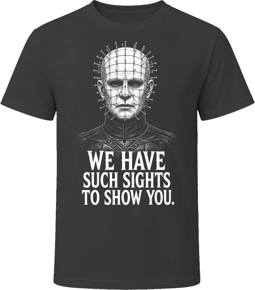 Pinhead Such Sights to Show You Cult 80s Horror Movie T Shirt
