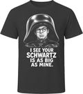 Dark Helmet Your Schwartz Is as Big as Mine Spaceballs Funny 80s Comedy T Shirt