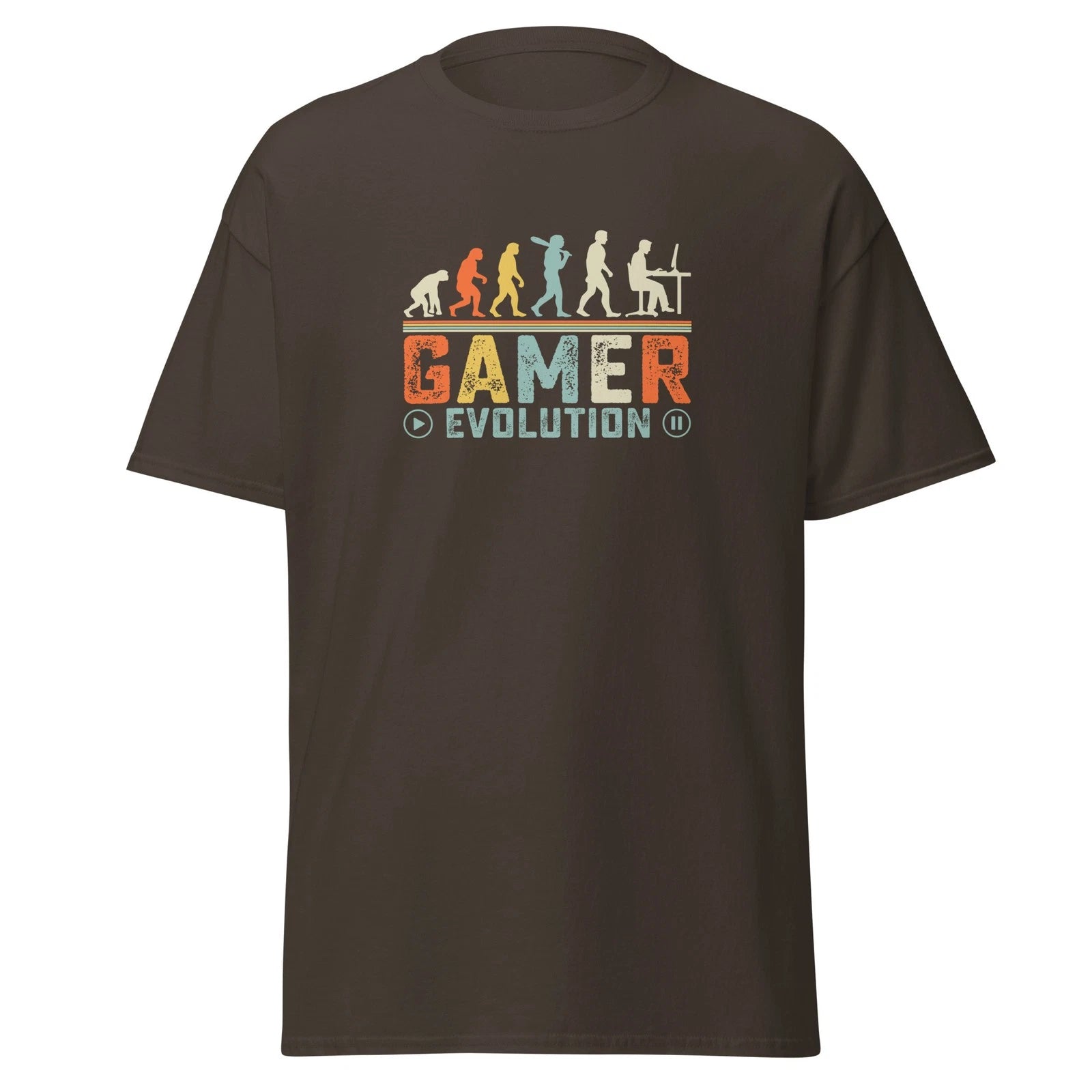 Gamer Evolution - Vintage Retro Style Unisex Tee